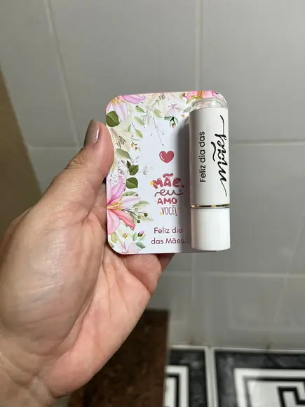 Lembrancinha Dia das Mães, Manteiga de Cacau com Card