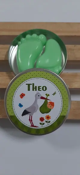 Latinha Com Pezinho De Sabonete, Sabonete Pezinho, Chá