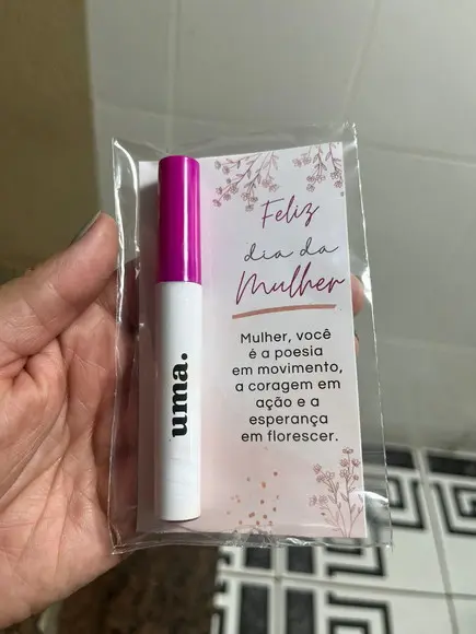 Lip Gloss Labial, Gloss Labial Transparente com Cartão