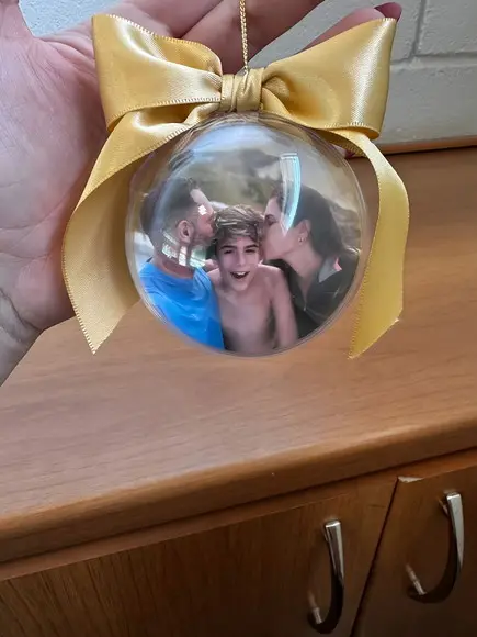 Bolinhas de Natal Personalizadas com Foto
