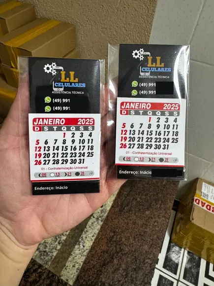 Calendário Imã Geladeira 2026