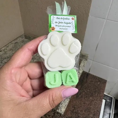 Sabonete Patinha Cachorro Dog Lembrancinha Cachorro