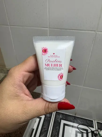 Hidratante Corporal de Lembrancinha Brinde Dia da Mulher