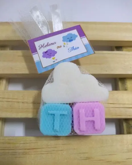 Sabonete De Nuvem, Lembrancinha Chuva De Amor, Gêmeos