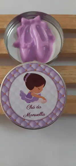 Latinha Com Sabonete De Sapatilha, Bailarina, Aniversário