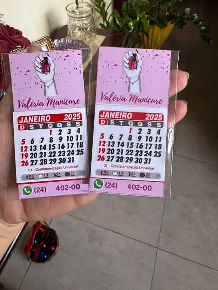 Lembrancinha Calendário Imã Geladeira Personalizado