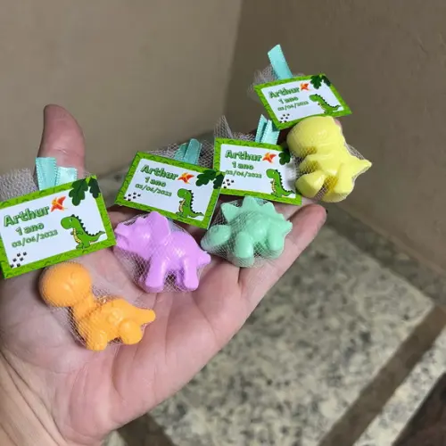 Sabonete de Dinossauro, Lembrancinha Dino, Aniversário