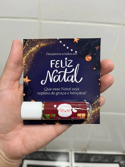Manteiga de Cacau com Cartão, Natal, Brinde Final de Ano