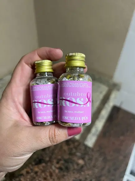Brinde Outubro Rosa, Escalda Pés