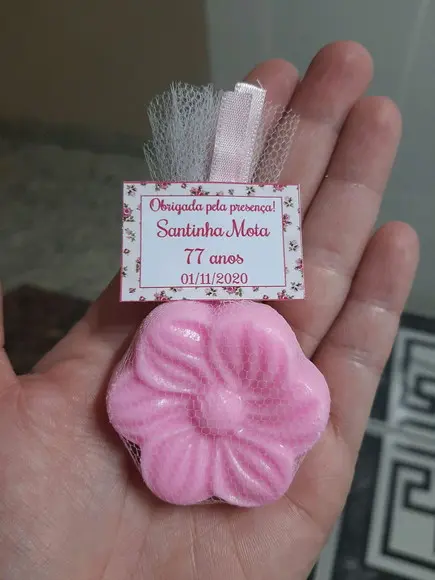 Lembrancinha De Aniversário, Sabonete Margarida, Flor