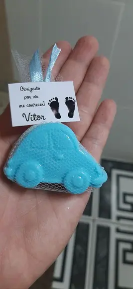 Sabonete Carrinho, Lembrancinha Nascimento, Chá , Fusquinha