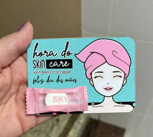 Brinde Skincare Dia das Mães, Lembrancinha, Mimo Mãe