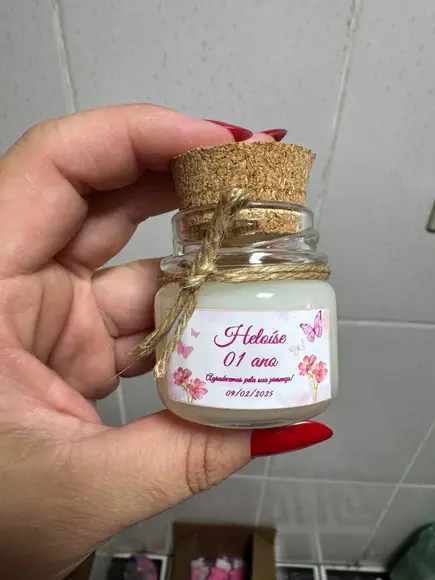 Vela Aromática Lembrancinha Aniversário