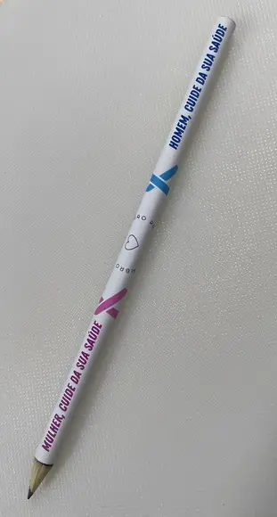 Lápis Personalizado Outubro Rosa e Novembro Azul
