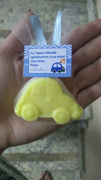 Sabonete Carrinho, Lembrancinha Nascimento, Chá , Fusquinha