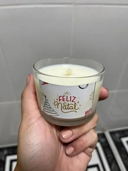 Lembrancinha Vela Perfumada, Natal, Brinde Final do Ano