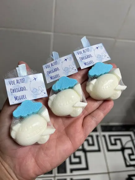 Sabonete de Avião com Nuvem, Lembrancinha, Aviador