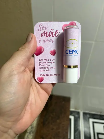 Lembrancinha Dia das Mães, Manteiga de Cacau com Card