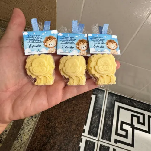 Sabonete Leãozinho, Lembrancinha Safari, Leão, Nascimento