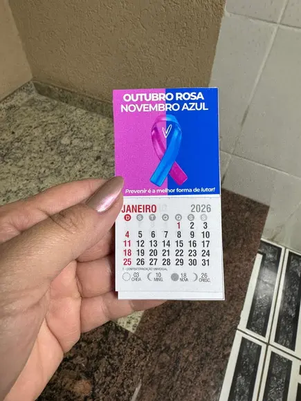 Brinde para Clientes Lembrancinha Mini Calendário