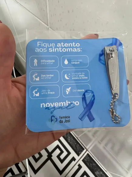 Brinde Novembro Azul com Cortador de Unha, Dia dos Pais