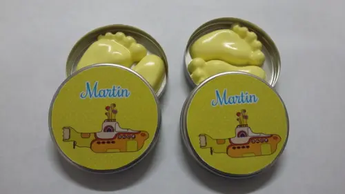 Latinha com Pezinhos de Sabonete
