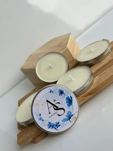 Latinha com Vela Aromática Personalizada, Casamento, Noivado