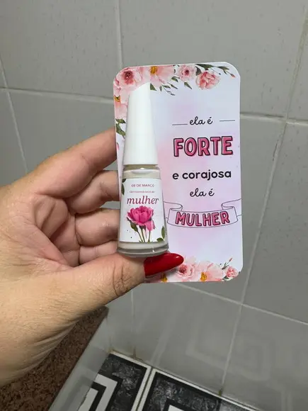 Card com Esmalte para Lembrancinha