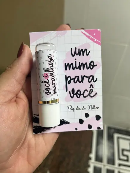 200 Manteiga de Cacau com Card, Dia das Mulheres, 8 de Março
