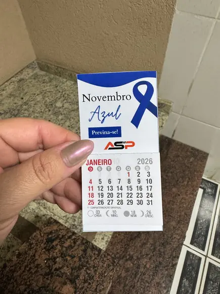 Calendário 2027 - Brinde Novembro Azul