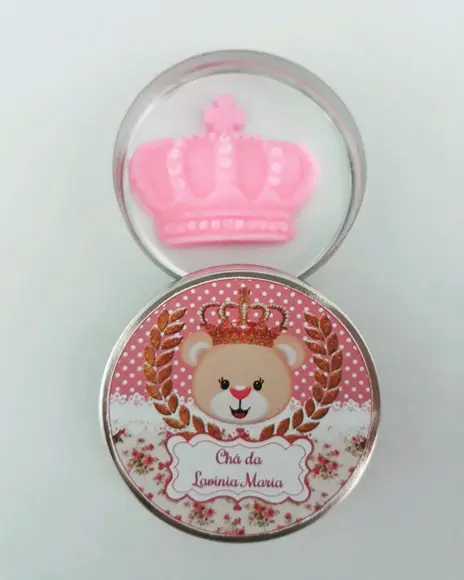 Latinha Com Coroa, Lembrancinha Maternidade