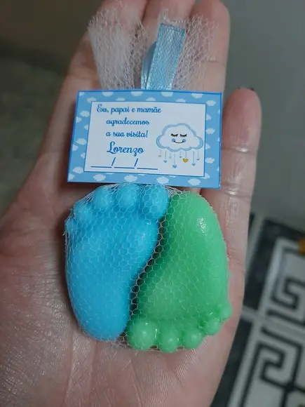 Sabonete Pezinho, Lembrancinha Nascimento, Chá De Bebê