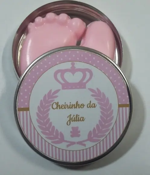 Latinha Com Pezinhos, Lembrancinha Nascimento