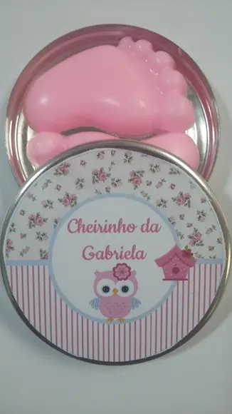 Latinha Com Pezinhos, Lembrancinha De Maternidade