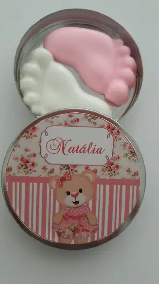 Latinha Com Pezinhos, Lembrancinha Nascimento
