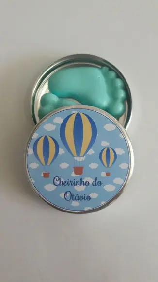 Latinha Com Pezinhos, Tema Balão, Nascimento