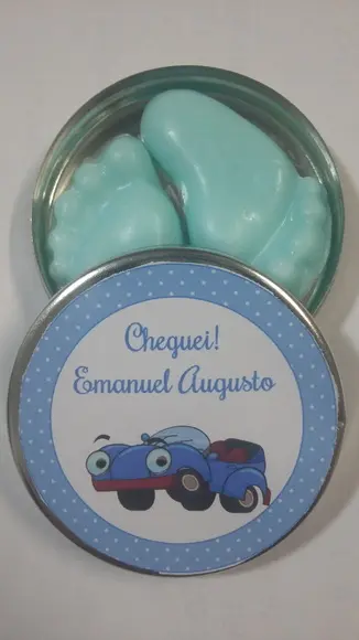 Lembrancinha Maternidade, Latinha Com Pezinhos