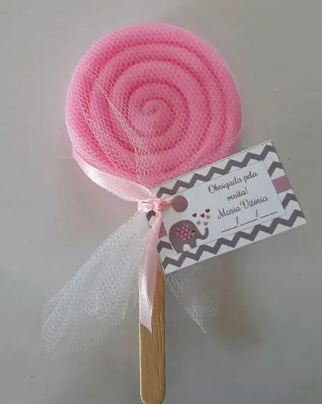 Lembrancinha De Nascimento, Pirulito De Sabonete