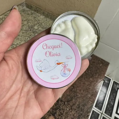Latinha com Pezinhos de Sabonete