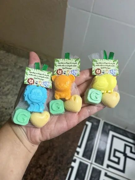 Sabonete Tema Safari Lembrancinha Maternidade