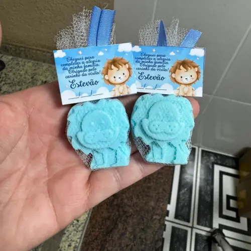 Sabonete Leãozinho, Lembrancinha Safari, Leão, Nascimento