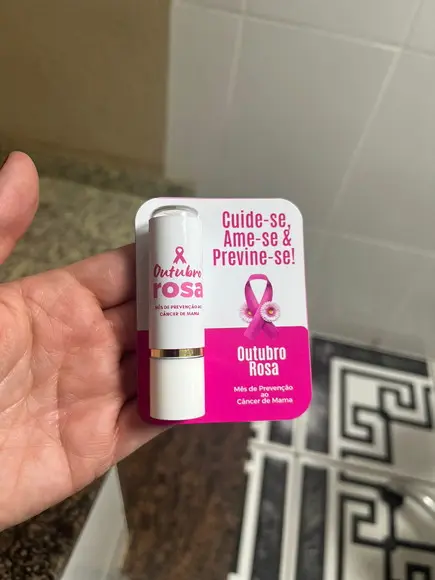 Lembrancinha Outubro Rosa Manteiga de Cacau