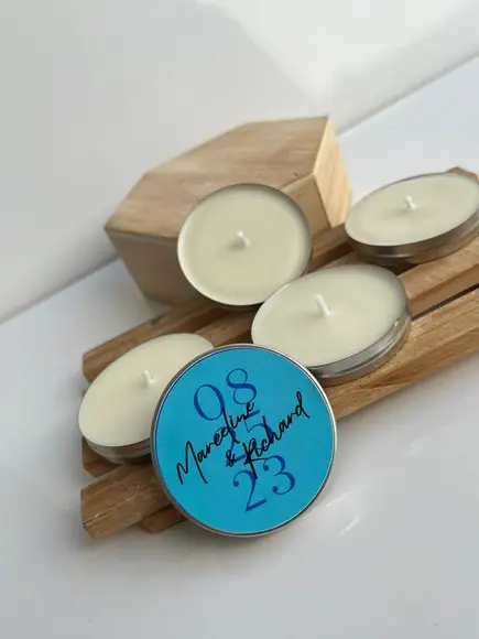Latinha com Vela Aromática Personalizada, Casamento, Noivado