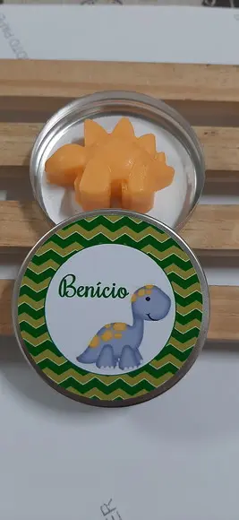 Latinha Com Dinossauro, Sabonete De Dinossauro, Aniversário