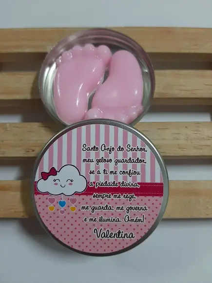 Latinha Com Pezinho, Lembrancinha De Maternidade