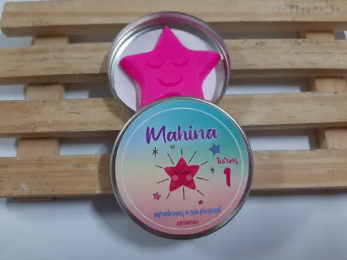 Latinha Com Sabonete Estrela, Lembrancinha, Estrelinha