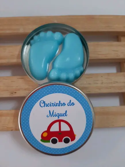 Latinha Com Pezinhos, Lembrancinha Nascimento, Chá