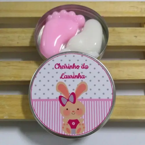Latinha Com Pezinhos, Lembrancinha Nascimento
