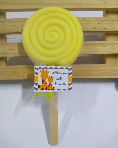 Lembrancinha De Nascimento, Pirulito De Sabonete, Chá