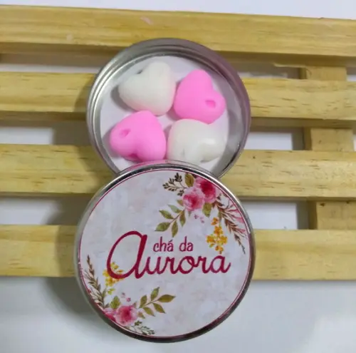Latinha Com Coração, Lembrancinha Casamento, Noivado